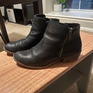 Black Chelsea style ankle boots